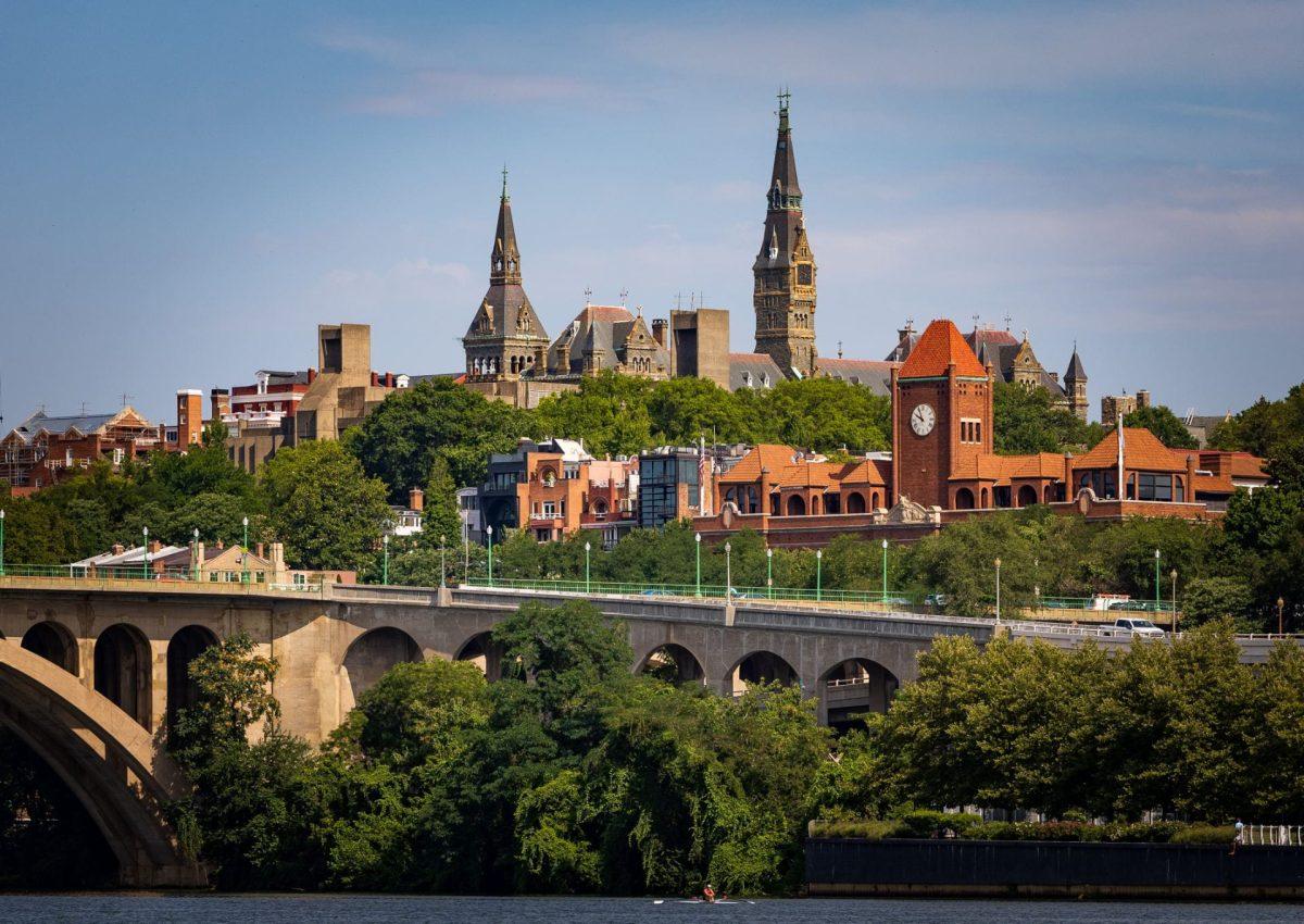 Georgetown University, a Catholic university in D.C., is one that Gonzaga students play to; students who apply to schools farther away have a hard time getting a feel of the campuses since they can't visit many in person. (Photo by Ehpien on Flickr)