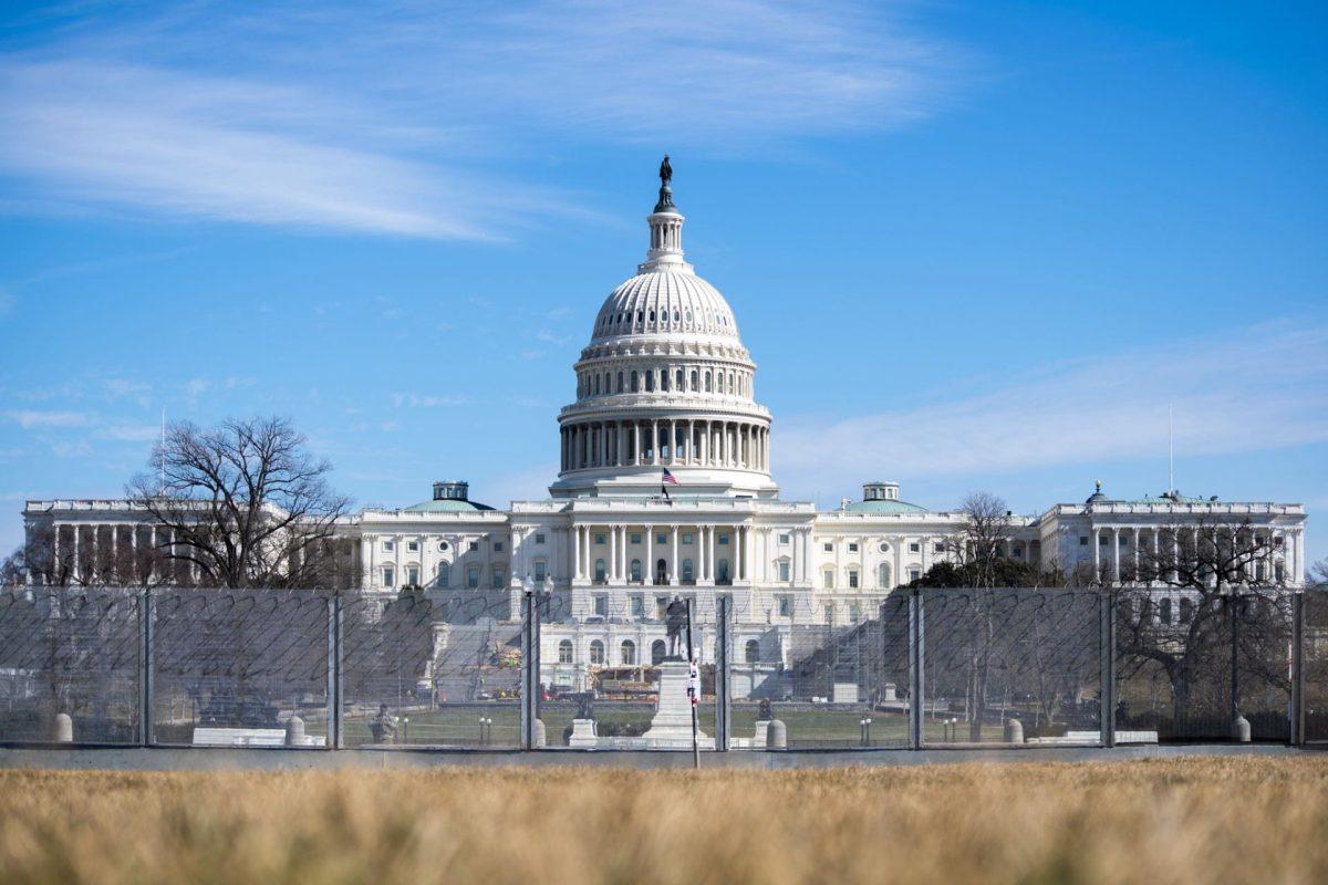 The Capitol has a different feel since it was surrounded by fencing in early January. (Photo by Will Thompson)