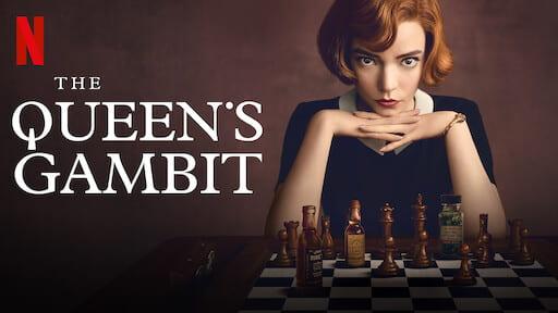 A picture from the Netflix series "The Queen's Gambit." This show, like many others, gained in popularity during the pandemic.