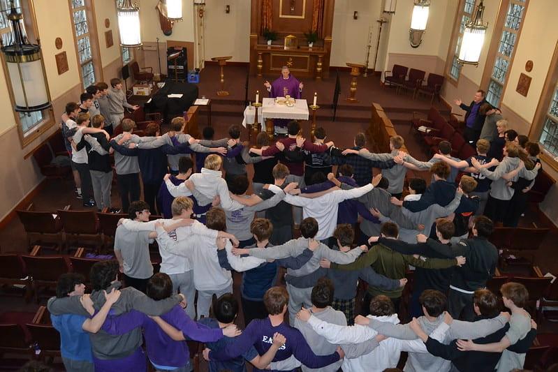 Retreat members enjoy Kairos CLVI in February 2020. Many wonder when we will be back to "normal" again. (Photo from Gonzaga Flickr)