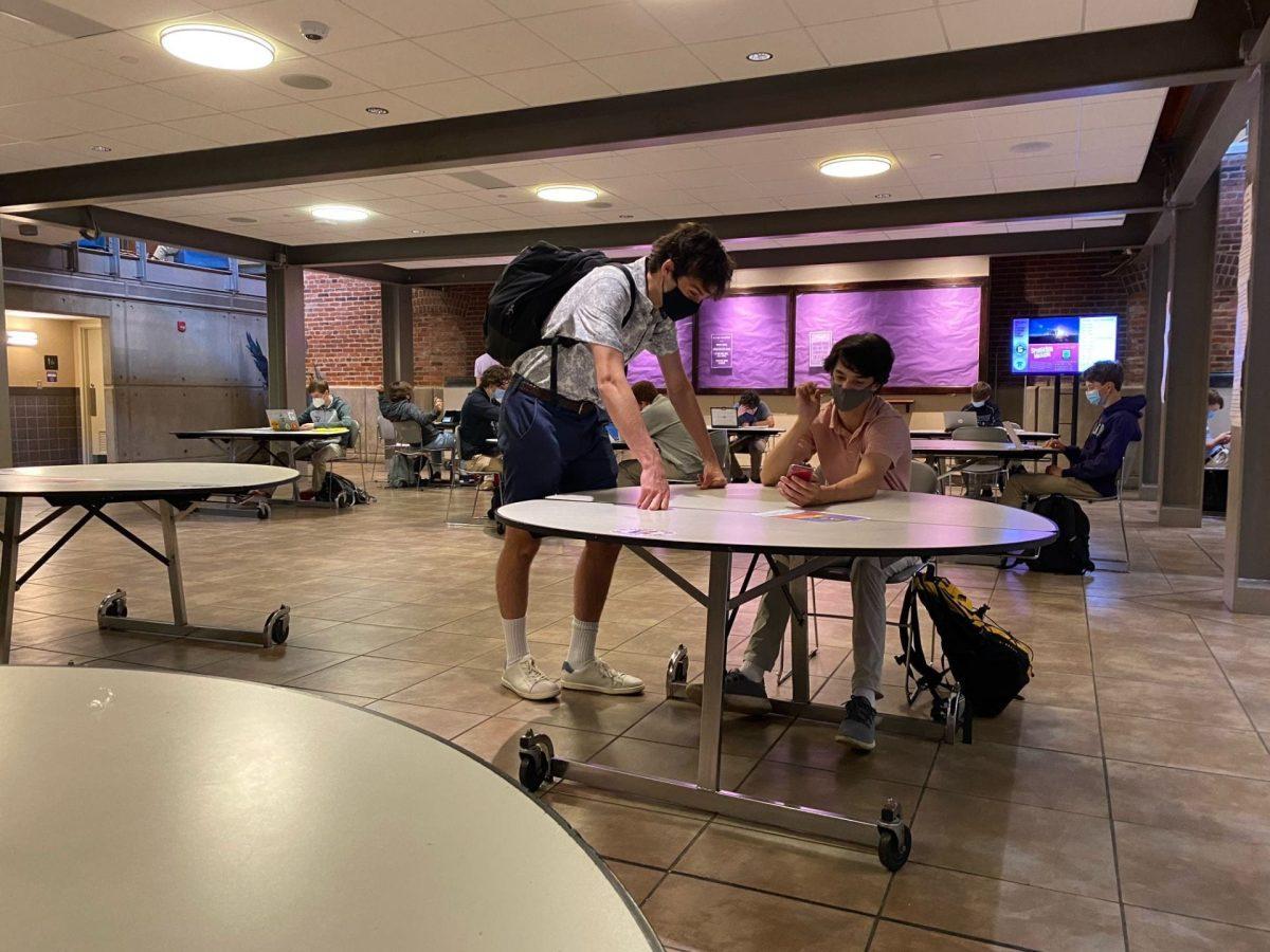 Gonzaga has brought more and more students back to campus as the year has gone on now allowing seniors to attend 100% in person (Photo by Cole Peverall)