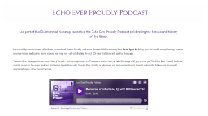 Echo Ever Proudly Podcast home page