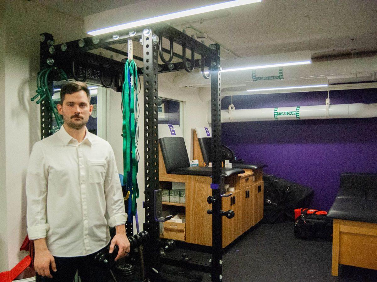 Mr. Kevin Reilly is one of Gonzaga's athletic trainers. Photo by Enzo Bunag / Photo II student