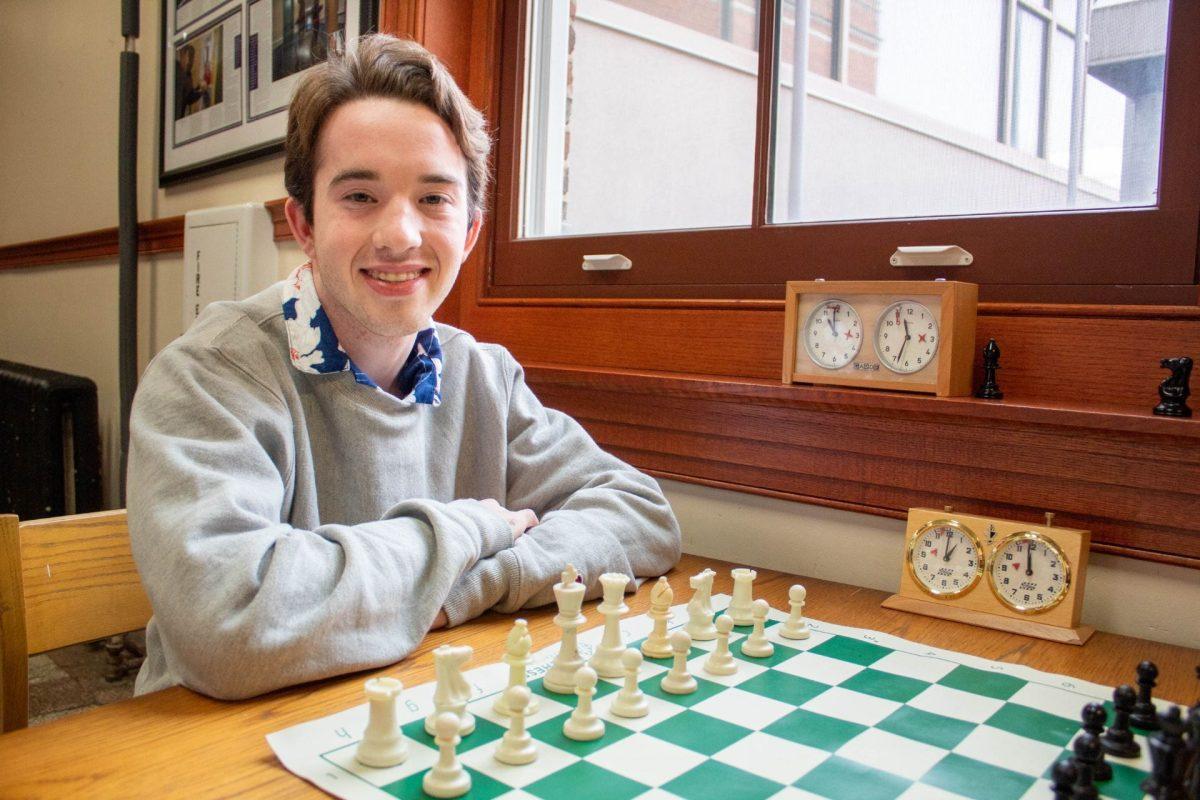 Jack Deye is an active member of the chess club. Photo by JH / Photo II