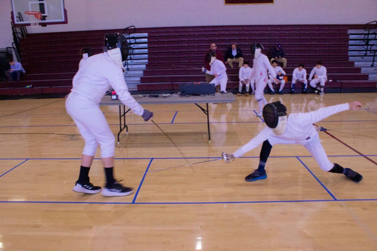 The fencing team practices regularly on campus. Photo by Nick Avalos / Photo II