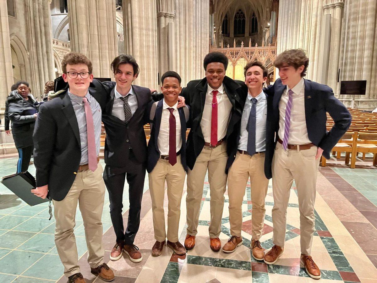 Lorenzo Limarzi and some of his closest friends at a Chamber Choir event from the winter of 2022. Photo submitted by Lorenzo Limarzi