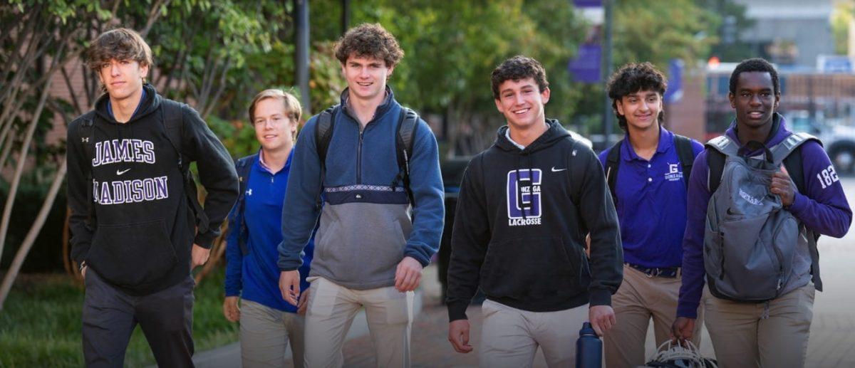 Students in the very relaxed dress code (from Gonzaga's website)