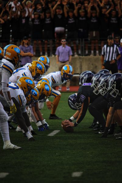 Gonzaga’s varsity football team had a  full circle moment in their game on Friday, Sept. 13 against Loyola Blakefield where they won 41-7 after losing in last year’s game in Baltimore.  Their next game is a home game on Sept. 20 against Archbishop Carroll and begins at 6:30 p.m. Photos by Caleb Quartey ‘25